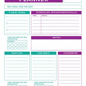 Daily Productivity Planner